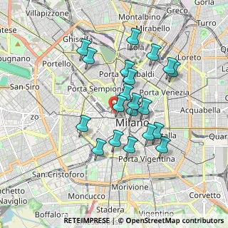 Mappa Largo Maria Callas, 20121 Milano MI, Italia (1.5745)