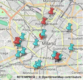 Mappa Largo Maria Callas, 20121 Milano MI, Italia (2.2545)