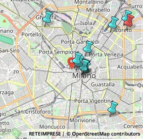 Mappa Largo Maria Callas, 20121 Milano MI, Italia (1.69583)