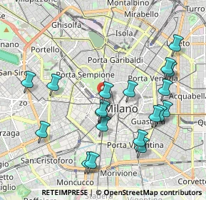 Mappa Largo Maria Callas, 20121 Milano MI, Italia (2.08421)