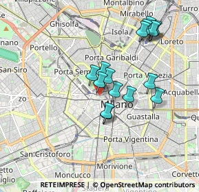 Mappa Largo Maria Callas, 20121 Milano MI, Italia (1.64375)