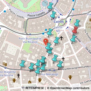 Mappa Largo Maria Callas, 20121 Milano MI, Italia (0.1415)