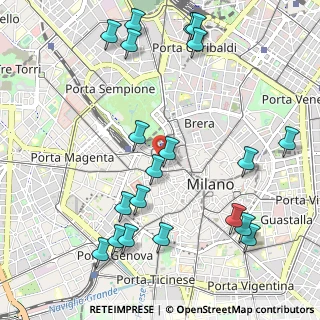 Mappa Largo Maria Callas, 20121 Milano MI, Italia (1.2595)