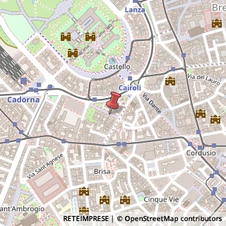 Mappa Via Giacomo Puccini, 1, 20121 Milano, Milano (Lombardia)