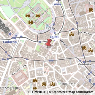 Mappa Via Giacomo Puccini,  3, 20121 Milano, Milano (Lombardia)