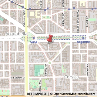 Mappa Via Privata Catania,  6, 20133 Milano, Milano (Lombardia)