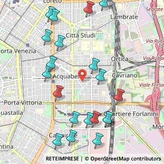 Mappa Via Privata Catania, 20133 Milano MI, Italia (1.292)