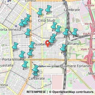 Mappa Via Privata Catania, 20133 Milano MI, Italia (1.0965)