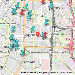 Mappa Via Privata Catania, 20133 Milano MI, Italia (1.3705)