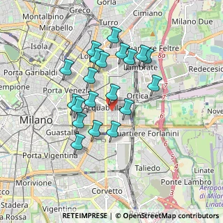 Mappa Via Privata Catania, 20133 Milano MI, Italia (1.575)