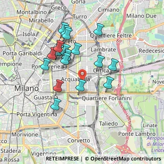 Mappa Via Privata Catania, 20133 Milano MI, Italia (1.6935)