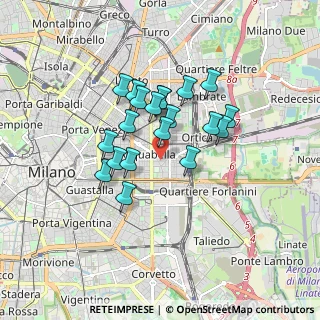 Mappa Via Privata Catania, 20133 Milano MI, Italia (1.3335)