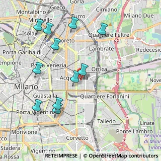 Mappa Via Privata Catania, 20133 Milano MI, Italia (2.18818)
