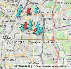 Mappa Via Privata Catania, 20133 Milano MI, Italia (1.48385)