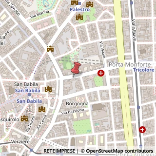 Mappa Corso Monforte, 30, 20122 Milano, Milano (Lombardia)