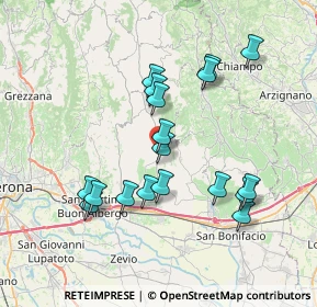 Mappa Via San Bartolomeo, 37031 Illasi VR, Italia (6.98556)