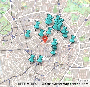 Mappa Largo Raffaele Mattioli, 20121 Milano MI, Italia (0.368)