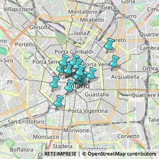 Mappa Largo Raffaele Mattioli, 20121 Milano MI, Italia (0.88105)
