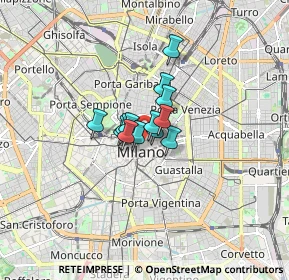 Mappa Largo Raffaele Mattioli, 20121 Milano MI, Italia (0.75692)