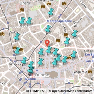 Mappa Largo Raffaele Mattioli, 20121 Milano MI, Italia (0.2795)