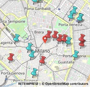 Mappa Largo Raffaele Mattioli, 20121 Milano MI, Italia (1.2335)