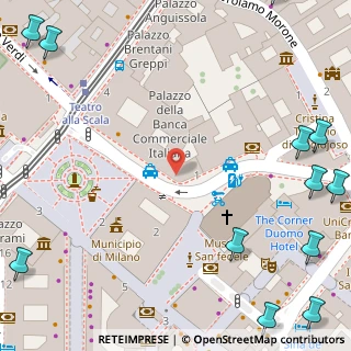 Mappa Largo Raffaele Mattioli, 20121 Milano MI, Italia (0.1395)