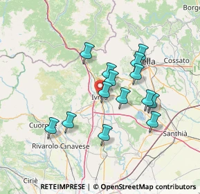 Mappa Piazza Ferruccio Nazionale, 10015 Ivrea TO, Italia (11.96429)