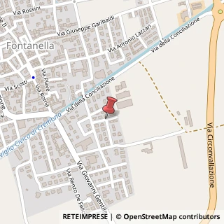 Mappa Via Padre Massimiliano Kolbe,  45, 24056 Fontanella, Bergamo (Lombardia)