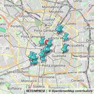 Mappa Via S. Dalmazio, 20121 Milano MI, Italia (1.35688)
