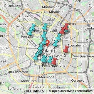 Mappa Piazza Paolo Ferrari, 20121 Milano MI, Italia (1.465)