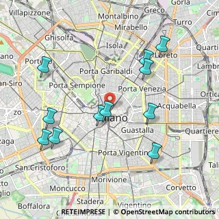 Mappa Piazza Paolo Ferrari, 20121 Milano MI, Italia (2.14636)