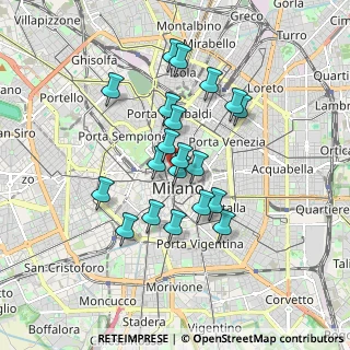 Mappa Largo Antonio Ghiringhelli, 20121 Milano MI, Italia (1.4575)