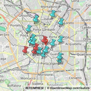 Mappa Piazza Paolo Ferrari, 20121 Milano MI, Italia (1.546)