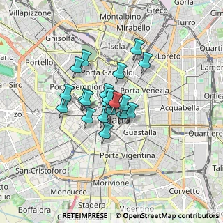 Mappa Largo Antonio Ghiringhelli, 20121 Milano MI, Italia (1.0745)