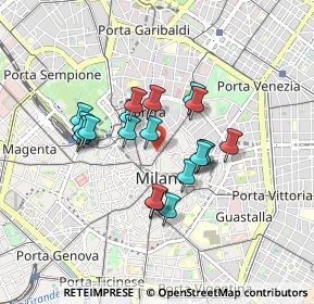 Mappa Piazza Paolo Ferrari, 20121 Milano MI, Italia (0.683)