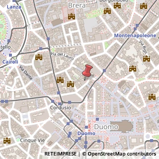 Mappa Piazza Paolo Ferrari, 10, 20121 Milano, Milano (Lombardia)