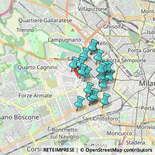Mappa Via Alberto Dürer, 20146 Milano MI, Italia (1.2565)