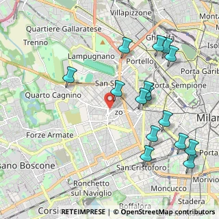 Mappa Via Alberto Dürer, 20146 Milano MI, Italia (2.28467)