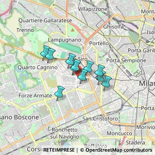 Mappa Via Alberto Dürer, 20146 Milano MI, Italia (1.07091)
