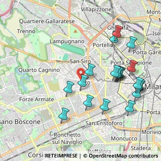 Mappa Via Alberto Dürer, 20146 Milano MI, Italia (2.204)