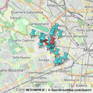 Mappa Via Alberto Dürer, 20146 Milano MI, Italia (1.03222)
