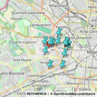 Mappa Via Alberto Dürer, 20146 Milano MI, Italia (1.16231)