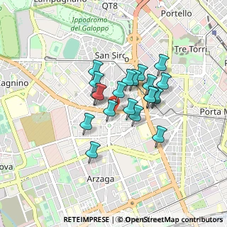 Mappa Via Alberto Dürer, 20146 Milano MI, Italia (0.6145)