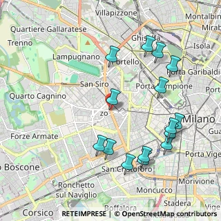 Mappa Piazza Domenico Ghirlandaio, 20148 Milano MI, Italia (2.20533)