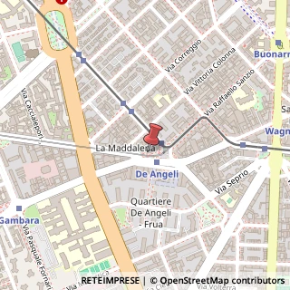 Mappa Piazza de Angeli Ernesto, 12, 20146 Milano, Milano (Lombardia)