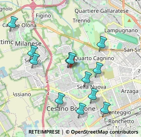Mappa Via Sorrento, 20152 Milano MI, Italia (1.96583)