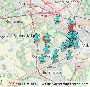 Mappa Via Sorrento, 20152 Milano MI, Italia (3.658)