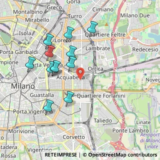 Mappa Via Luigi Frapolli, 20133 Milano MI, Italia (1.88333)