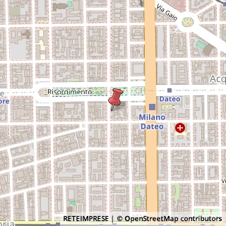 Mappa Via Fratelli Bronzetti, 3, 20129 Milano, Milano (Lombardia)