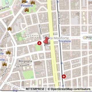 Mappa Via Gaetano Donizetti, 46, 20122 Milano, Milano (Lombardia)